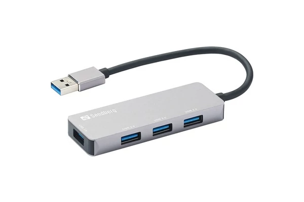 Sandberg 333-67 USB Hub - USB-A Hub 1xUSB3.0+3x2.0 SAVER (Bemenet: USB-A, Kimenet:4x USB-A 3.0)
