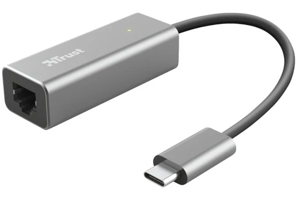 TRUST Dalyx USB-C - Ethernet RJ-45 átalakító adapter, 10cm