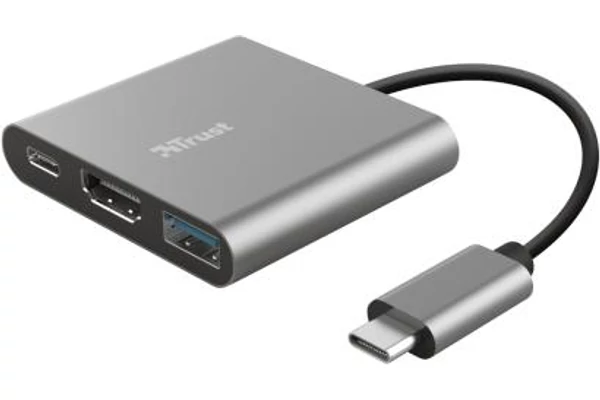 Trust Dalyx 3-In-1 USB-C Adapter