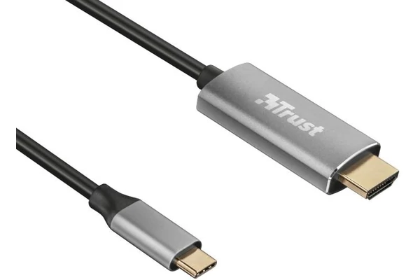 TRUST Calyx USB-C - HDMI átalakító kábel, 1,8m