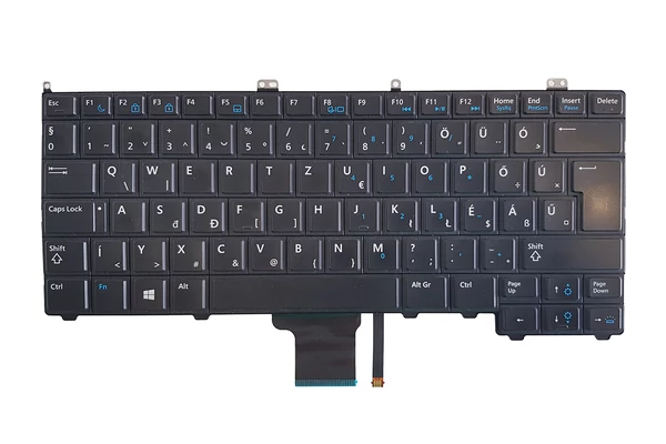 Dell Latitude E7240, E7440 használt magyar LED háttér-világításos billentyűzet 0TNN80