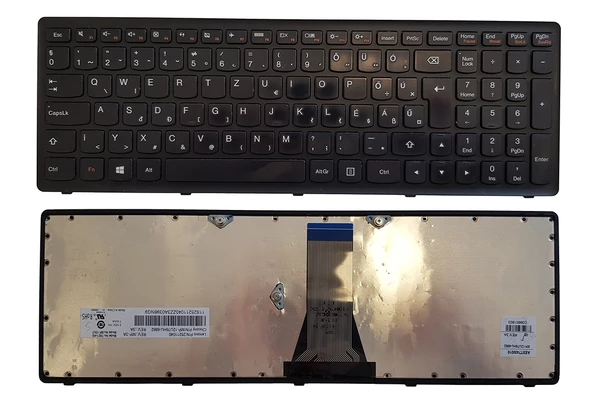 Lenovo IdeaPad Flex 15, G500s, S510p használt magyar fekete billentyűzet (25211040, 25211070)