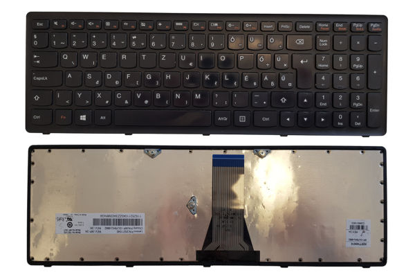 Lenovo IdeaPad Flex 15, G500s, S510p használt magyar fekete billentyűzet (25211040, 25211070)