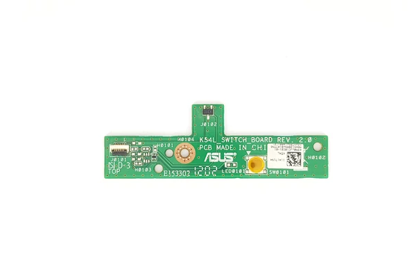 Asus K54L, K54C laptophoz használt bekapcsoló panel, 69N0LJC10C01-01