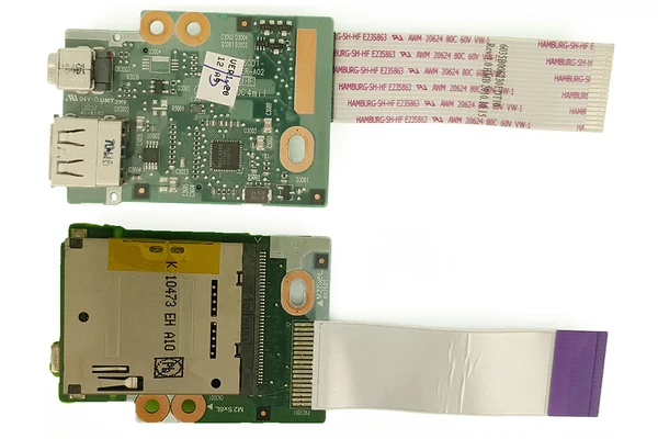 Hp ProBook 6550b 6555b használt usb kártyaolvasó panel 6035b0062301