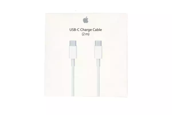 Apple iPhone gyári USB-C to USB-C (Type-C) adat, töltőkábel 2m, fehér (A1739) (MLL82ZM/A)