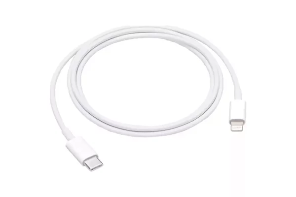 Apple iPhone USB-C to Lightning adat, töltőkábel kábel 1m, fehér (MX0K2ZM/A)