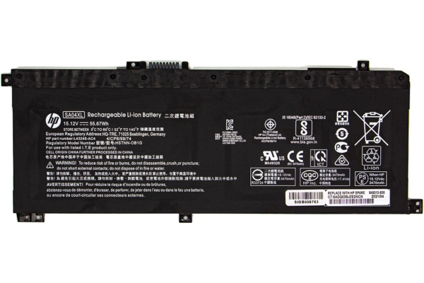 HP Envy x360 15-DR0  15-DR1  15-DS0  15-DS1 sorozathoz gyári új 4 cellás 55Wh akkumulátor (SA04XL  L43267-005)