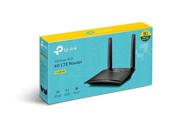 TP-Link TL-MR100 | 300 Mbps Wireless N 4G LTE Router SIM kártyás