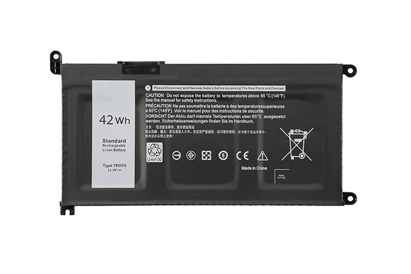 Dell YRDD6 helyettesítő új 3 cellás 3400mAh 42Wh akkumulátor (YRDD6)