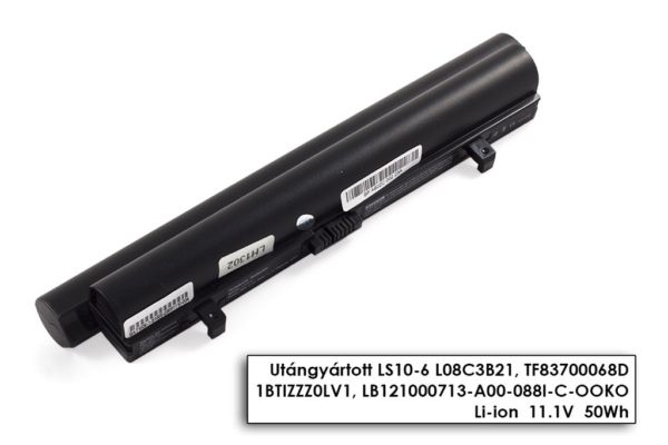 Lenovo IdeaPad S9, S9e, S10, S10e, S12 helyettesítő új 6 cellás fekete akkumulátor (45K2178)