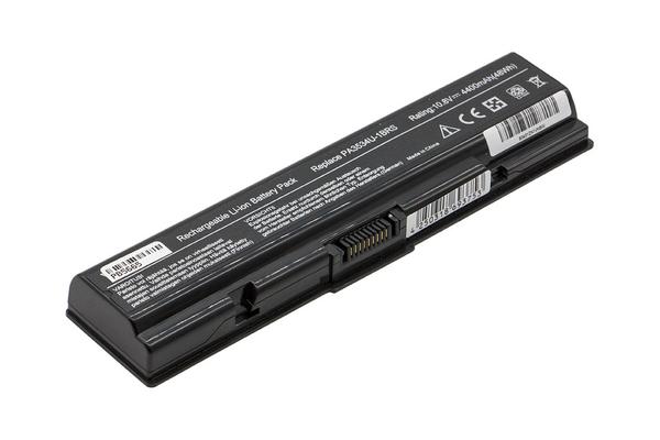 Toshiba Satellite A200, A300, L500 helyettesítő új akkumulátor  4400mAh, 48Wh, 6 cellás, PA3534U-1BRS, PA3535U-1BRS