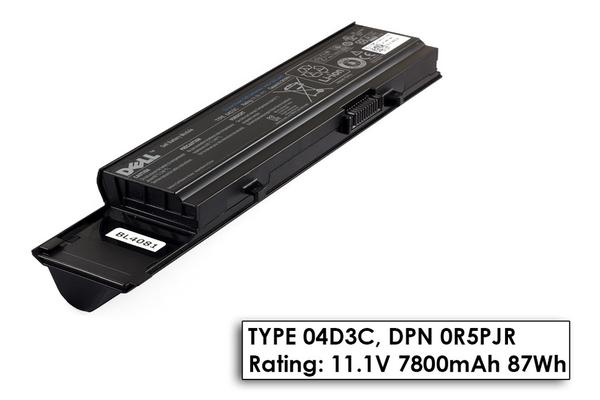Dell Vostro 3400, 3500, 3700 gyári új 9 cellás akkumulátor (TYPE 04D3C, DPN 0R5PJR)