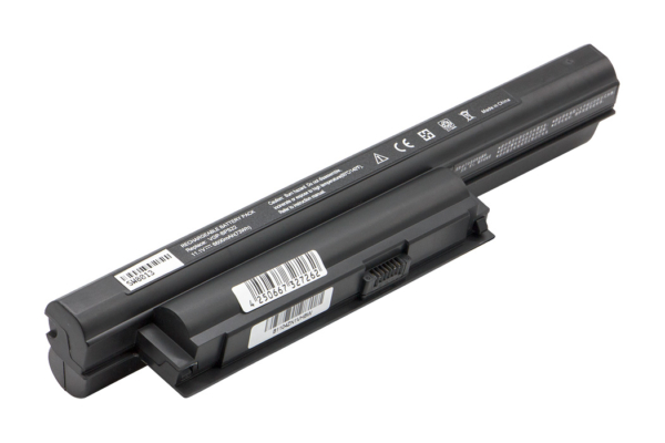 Sony Vaio helyettesítő új 9 cellás fekete akkumulátor  VGP-BPS22