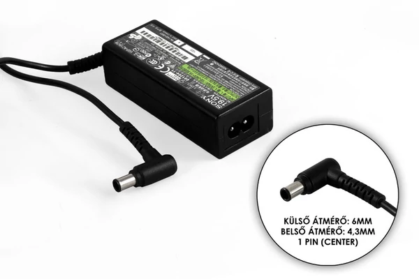 Sony 19.5V 2A 40W gyári új netbook töltő (VGP-AC19V39, PA-1400-08SZ)