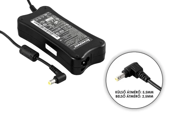Lenovo 19V 4.74A 90W csont alakú (bone shape) gyári új töltő (0713A1990,41R4519)
