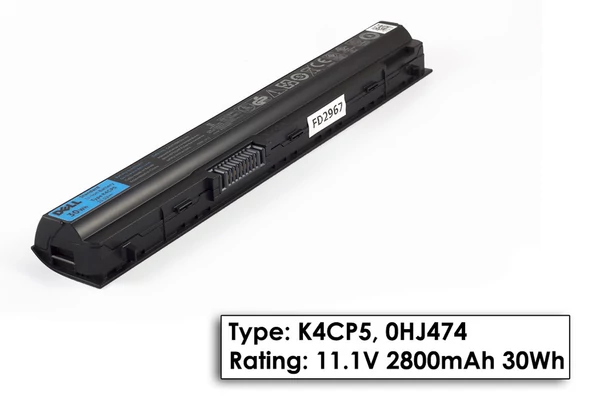 Dell Latitude E6120, E6220, E6320, E6330 Gyári új 3 cellás 2800mAh akkumulátor  Type K4CP5, 0HJ474