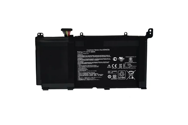 Asus K551LN, S551 helyettesítő új 3 cellás 4500mAh akkumulátor (0B200-00450600, B31N1336)