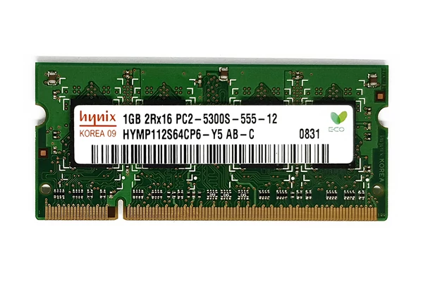 1GB DDR2 667MHz használt laptop memória