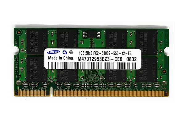 1GB DDR2 667MHz használt laptop memória
