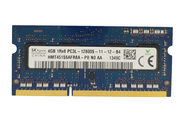 4GB DDR3L 1600MHz használt laptop memória