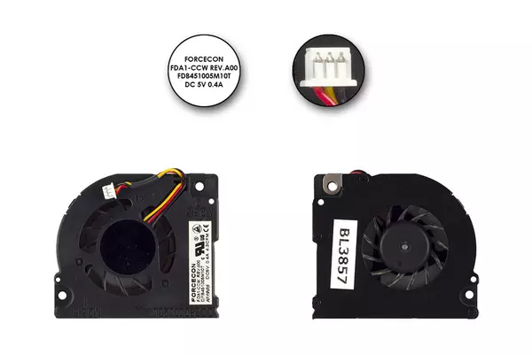 Dell Inspiron 1501, 6000, 6400 használt videokártya hűtő ventilátor (DFB451005M10T)