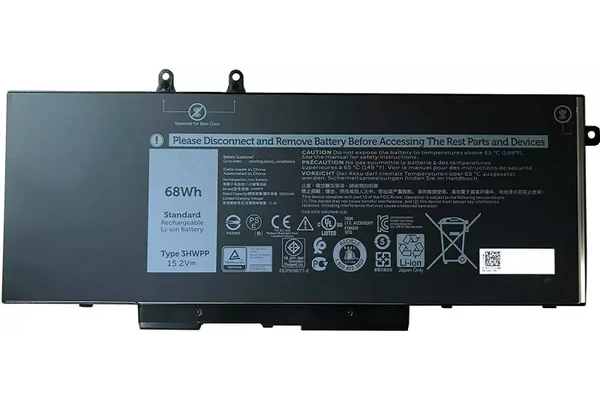 Dell Latitude 5501, 5510 helyettesítő új 4250mAh akkumulátor (3HWPP)