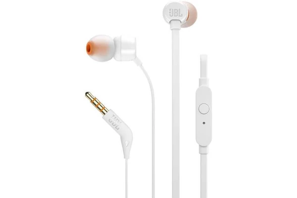Jbl Tune 110 vezetékes fülhallgató fehér