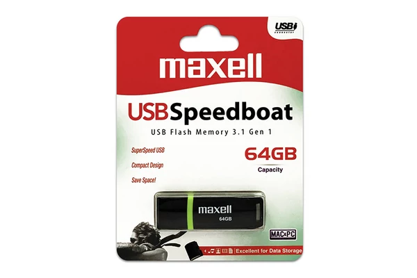 Maxell speedboat 64GB pendrive