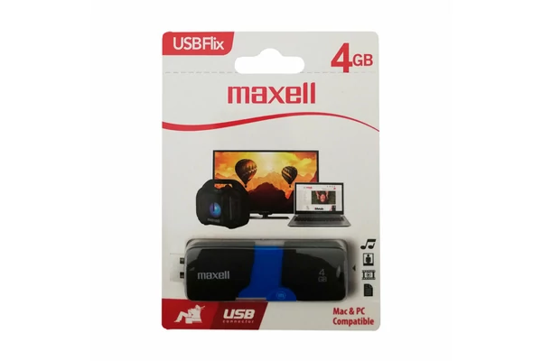 MAXELL FLIX PENDRIVE 4GB USB 2.0 Fekete-Kék