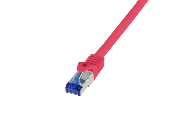 Logilink Patch kábel Ultraflex, Cat.6A, S/FTP, piros, 0,25 m