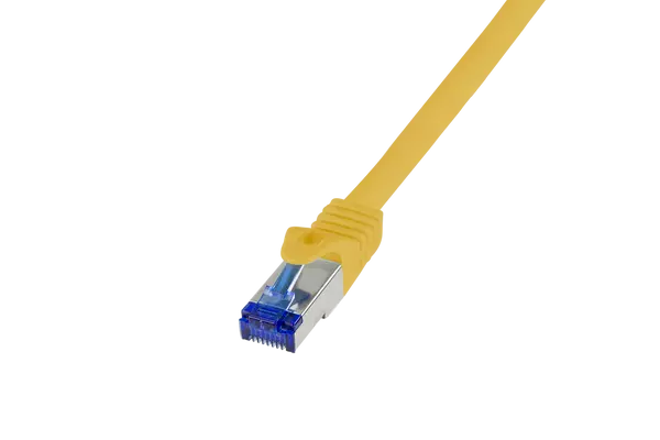 Logilink Patch kábel Ultraflex, Cat.6A, S/FTP, sárga, 0,5 m