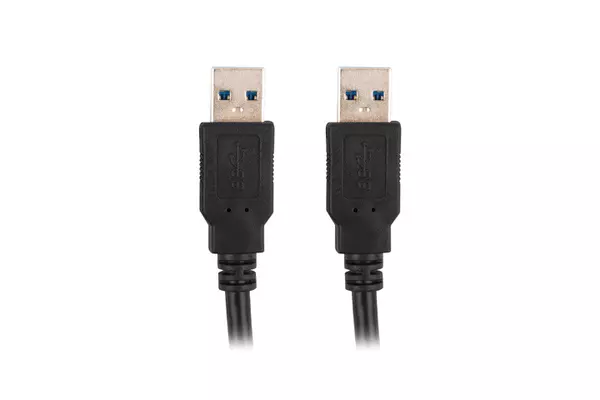 Lanberg USB-A 3.0 kábel M/M 1,8M fekete