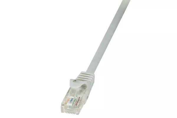 LogiLink Patch kábel Econline, Cat.6, U/UTP, szürke, 0,5 m