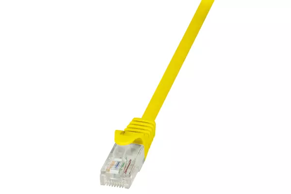 LogiLink Patch kábel Econline, Cat.6, U/UTP, sárga, 2 m
