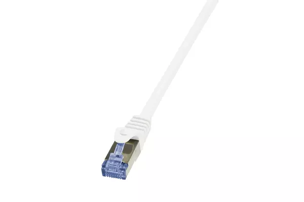 Logilink Patch kábel PrimeLine, Cat.7 kábel, S/FTP, fehér, 0,5 m