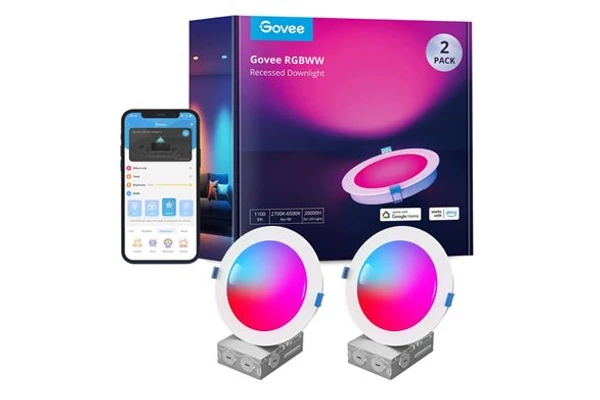 Govee Smart LED Süllyesztett Lámpa  4