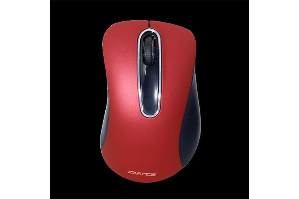 Advance Egér - SHAPE 3D (1000 DPI, 3 gomb, piros)