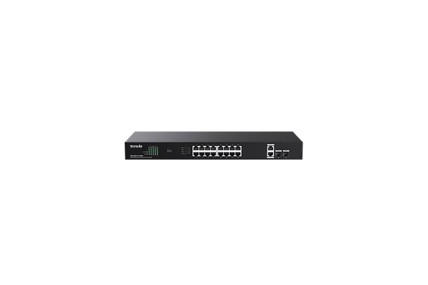 Tenda Switch PoE - TEG1120P-16-150W (16x1Gbps; 16 af/at PoE+ port; 150W; rack-mount)