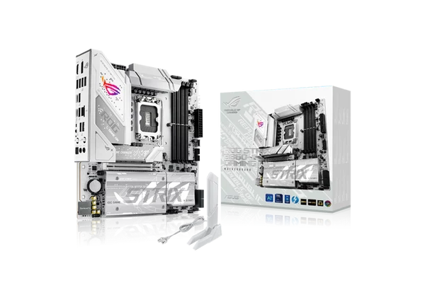 Asus Alaplap - Intel ROG STRIX B860-G GAMING WIFI s1851 (B860, 4xDDR5 9066+MHz, 4xSATA3, 4xM.2, HDMI+DP+Thunderbolt4)