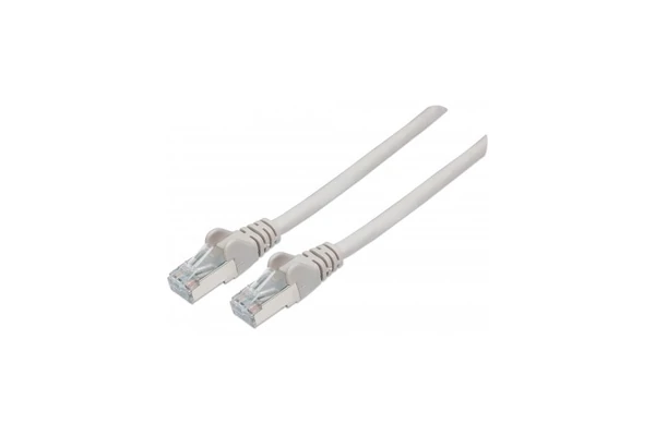 Manhattan Kábel - S/FTP Patch (RJ45 to RJ45, Cat6, 250Mhz, LSOH, 4 x 2 x AWG 28/7 réz, 1m, Szürke)