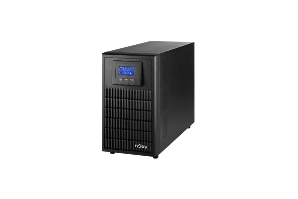 NJOY Szünetmentes  3000VA - Aten Pro 3000 (4 Schuko, USB/RS-232, On-line, szinuszhullám, generátor támogatás, Eco mód)