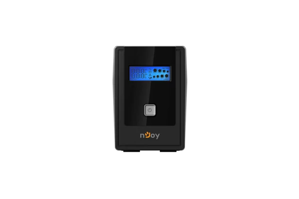 NJOY Szünetmentes  650VA - Cadu 650 (2 Schuko, line-interaktív, USB menedzsment, RJ11/45 vonalvédelem(1Gb/s), fekete)
