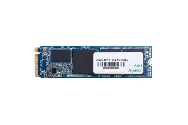 Apacer SSD AS2280P4 Series - 1TB AP1TBAS2280P4-1 (M.2 PCI-E, Olvasás: 3000 MB/s, Írás: 2000 MB/s)