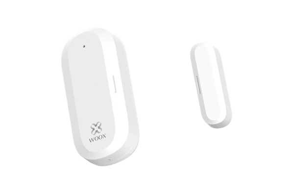 Woox Smart Zigbee Nyitásérzékelő - R7047 (ajtó/ablaknyitás érzékelés, 2xCR2032, Zigbee 3.0)