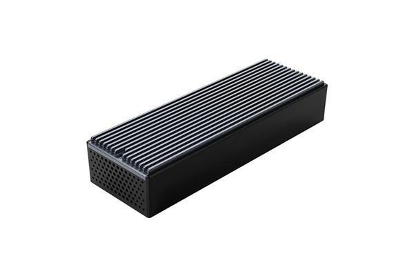 Orico Külső M.2 ház - M2PVC3-G20-BK/49/ (USB-C 3.2 Gen2x2 -> M.2 NVMe, Max.: 2TB, 20 Gbps)