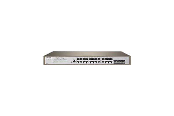 IP-COM Switch Vezérelhető - PRO-S24 (24x1Gbps + 4x1Gbps SFP + 1x1Gbps console port)