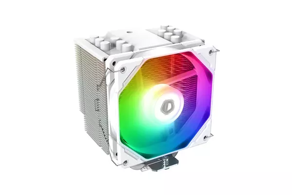 ID-Cooling CPU Cooler - SE-226-XT ARGB SNOW (31.5dB; max 95,99 m3/h; 4Pin csatlakozó, 6 db heatpipe, 12cm, PWM, LED)