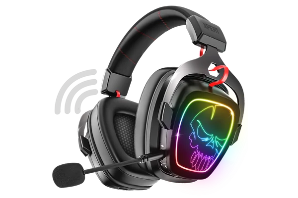 Spirit of Gamer Wireless Fejhallgató - MIC-XH1500 (MultiPlatform, 7.1, mikrofon, hangerőszabályzó, nagy-párnás, fekete)