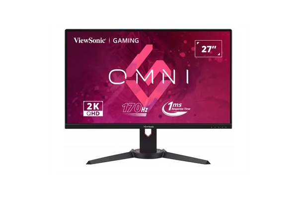 ViewSonic Gamer Monitor 27" - VX2780J-2K (IPS, 16:9, 2560x1440, 170Hz, 10bit, 1ms, 350cd/m2, HDMI*2, DP, SPK, magas.áll)